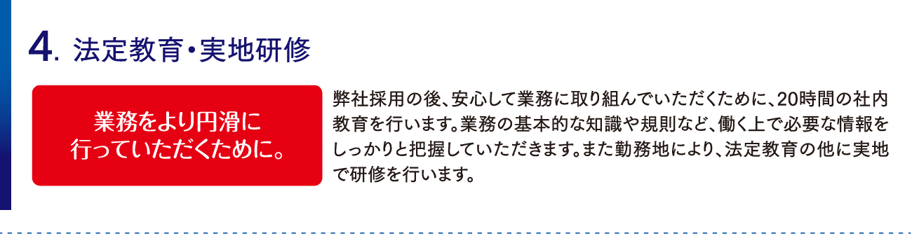 スタッフ採用の流れ4